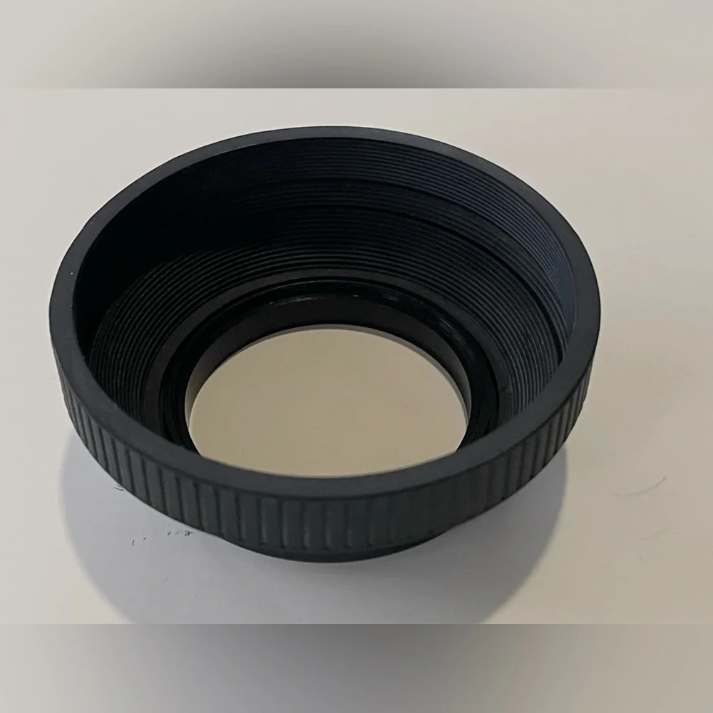 Collapsable 58mm Camera Rubber Lens Hood